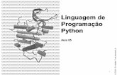 Linguagem de Programação Python - azevedolab.net · Até o momento vimos dados do tipo sequência, que são strings e números, bem como listas , que são formas de colocarmos um