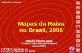 Raiva Canina, 2006 - saude.pr.gov.br · Mapas da Raiva no Brasil, 2006 Marcelo Yoshito Wada COVEV/CGDT/DEVEP/SVS/MS Junho 2007 EPISUS