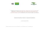 ORIENTAÇÕES PARA O QUESTIONÁRIO - icmbio.gov.br · Agricultura e silvicultura Conversão do uso do solo nas unidades de conservação em áreas de agricultura e reflorestamento.