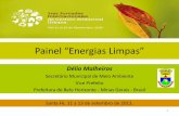 Painel “Energias Limpas” - carbonn.org - Aquecimento... · • O setor de energia solar térmica no Brasil cresce em torno de 20% ao ano, ... de recursos em programas de eficiência