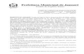 Prefeitura Municipal de Jaguaré - jaguare.es.gov.br · utilizados, em caderneta de poupança de instituição financeira oficial, se a previsão do seu uso for igual ou superior