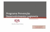 Hotéis Dom Pedro · Programa Prevenção Desenvolvimento Legionela Lara Lamas de Oliveira 12 2. Inibidor Corrosão/Incrustação Princípio funcionamento: Doseamento de uma solução