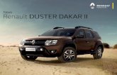 Novo Renault DUSTER DAKAR II · A versão exclusiva do carro com a assinatura do maior e mais desafiador rali do mundo foi renovada, trazendo ainda mais atributos para fazer você