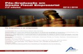 Pós-Graduação em Direito Fiscal Empresarial - stimpostos.pt · Objectivos: Desenvolvimento e aprofundamento de ferramentas de análise ao sistema fiscal português e às suas recentes