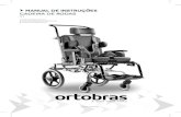 Manual de instruções cadeira de rodas - Casa Ortopédica · fidelidade com os nossos clientes é de grande importância para o ... Modificações sem autorização e uso de acessórios