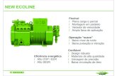 NEW ECOLINE - Friotech - Peças e Compressores Originais · Motor Versão 1 Motor Versão 2 Motor Versão 3 (optimizado para aplicações comerciais em supermercados com R134a ...