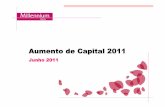 Aumento de Capital 2011 - Particulares - Millenniumbcp · 10 Calendário da 3ªFase Período de negociação de direitos Período de Oferta Pública de Subscrição Anúncio dos resultados