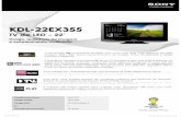 TV - 22EX355 [Modo de Compatibilidade] - docs.sony.com · Jun/2012 –V1 TV/HAV Product Marketing A entrada USB lateral permite fácil conexão com dispositivos USB, para que você
