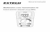 Multímetro com Termômetro IV · 2016-01-06 · Equipamento de CATEGORIA DE SOBRETENSÃO I, ... Nota – Exemplos incluem medidores de eletricidade e equipamento primário de proteção