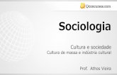 Sociologia - qcon-assets-production.s3.amazonaws.com · Cultura de massa e indústria cultural Cultura de massa O conceito de cultura de massa se refere à toda manifestação cultural