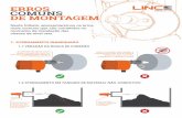 ERROS COMUNS DE MONTAGEM - instrumentos-lince.com.brinstrumentos-lince.com.br/wp-content/uploads/2018/01/LINCE-Erros... · tanque através da rosca faz com que o equipamento utilize-o