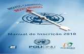 1 POLIONU 2018 - MANUAL DE INSCRIÇÃO 2018colegiopoliedro.com.br/polionu/pdf/manual-de-inscricoes2018.pdf · concordarão com a afirmação de leitura do Manual de Inscrição e