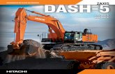 DASH-5 - hitachiconstruction.com · e para armazenamento. A visibilidade incomparável, os controles A visibilidade incomparável, os controles suaves e com posicionamento ergonômico,