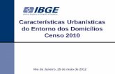 Características Urbanísticas do Entorno dos Domicílios ... · e/ou na confrontante Iluminação pública Pavimentação da via Identificação do logradouro Bueiro/ Boca de lobo