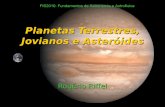 Planetas Terrestres, Jovianos e Asteróidesriffel/fundamentos/notas_aula/FundamentosAeA_Aula... · A estrutura interna A estrutura interna da Terra Camada Espessura (km) ρ (g/cm3)