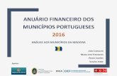 ANUÁRIO FINANCEIRO DOS MUNICÍPIOS PORTUGUESES … · - 100 melhores municípios por Distrito ... 150 € 200 € 250 € 300 ... 2013 2014 2015 2016 2016 Média das receitas correntes
