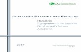 Relatório Agrupamento de Escolas Dr. Azevedo Neves AMADORA · proposta de modelo para um novo ciclo de avaliação externa, apresentada pelo Grupo de Trabalho (Despacho n.º 4150/2011,