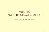 Aula-19 NAT, IP Móvel e MPLS - dt.fee.unicamp.brmotoyama/EA074/Aulas/Aula-19.pdf · Aula-19 NAT, IP Móvel e MPLS Prof. Dr. S. Motoyama. 2 NAT – Network address translation Datagramas