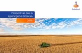 Perspectivas para o agronegócio brasileiro · No Brasil, o Rabobank estima que a demanda por fertilizantes em 2018 deve crescer entre 1,5 e 2%, podendo chegar as 34,7 milhões de