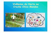Vivências da Horta na Creche Chico Mendes - portal.pmf.sc ...portal.pmf.sc.gov.br/arquivos/arquivos/pdf/17_11_2010_11.55.39.e15... · Início Projeto Horta Viva em 2003. Preocupação