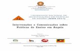 Intervenções e Comunicações sobre Práticas de Ensino em Angola · Painel II: Experiências e Reflexões sobre as novas abordagens das práticas de Ensino em Ciências Sociais