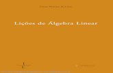 Lições de Álgebra Linear - UCDigitalis | Biblioteca ... · na Faculdade de Economia da mesma Universidade (FEUC). ... adição de vectores e ... Conjunto solução de um sistema