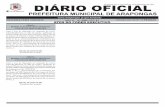 Diário Oficial - arapongas.pr.gov.br · Partes: Município de Arapongas e TACARI & TACARI LTDA – EPP, CNPJ nº 82.498.759/0001-00, neste ato, representado por Rodrigo Cesar ...