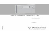 CONTROLADOR DE ENERGIA SOLARpt.documents1.vulcano.pt/download/pdf/file/6720814368.pdf · Fig. 6 Instalação de parede do controlador [1] Orifício de fixação superior [2] Orifício