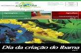 Dia da criação do Ibama - camda.com.br · Ribas do Rio Pardo: Rua Aniceta Rodrigues de Souza, 1240 – Tel.: (67) ... (super exploração) e, por fim, as espécies in-vasoras. Em
