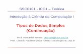 Tipos de Dados Simples (Continuação)wiki.icmc.usp.br/images/4/42/Aula4_Estrutura_de_Programas.pdf · x4