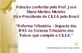 Palestra conferida pelo Prof. José Maria Martins Mendes ... Seminario Balneario Camboriu/1 BRASIL... · Palestra conferida pelo Prof. José Maria Martins Mendes . Vice-Presidente