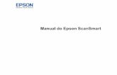 Manual do Epson ScanSmart · Como salvar uma digitalização como formato de arquivo do Microsoft Office Tarefas relacionadas Personalização de ícones de ação Mudança do aplicativo