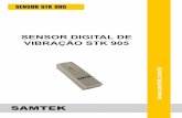 SENSOR DIGITAL DE VIBRAÇÃO STK 905 - Samtek - … STK 905 Port.pdf · testes de funcionamento de modo a garantir a segurança e a proteção que o ... O sensor digital de detecção