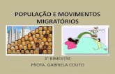 POPULAÇÃO E MOVIMENTOS MIGRATÓRIOScolegioagape.org.br/site/wp-content/uploads/2018/08/2ano_3bim... · COMPOSIÇÃO ÉTNICA BRASILEIRA •Classificação do IBGE: brancos, ... A