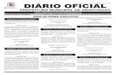 DIÁRIO OFICIAL - arapongas.pr.gov.br · a Secretaria Municipal de Assistência Social - SEMAS, conforme consta no art. 1º do respectivo Edital. Os envelopes (de proposta e documentação)