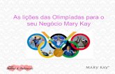 seu Negócio Mary Kay As lições das Olimpíadas para o · conseguir oito medalhas de ouro em uma única olimpíada, batendo o recordista do momento, seu compatriota Mark Spitz.