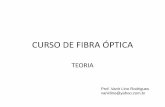 CURSO DE FIBRA ÓPTICA - netinforio.com.brnetinforio.com.br/gestao/arquivosportal/file/CURSO DE FIBRA ÓPTICA... · A vareta de vidro resultante, com dois metros de comprimento e