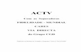 ACTV - STEC · FIDELIDADE - MUNDIAL CARES VIA DIRECTA do Grupo CGD ... CAPITULO II Carreira profissional e definição de funções - SECÇÃO I Admissão