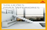 SOLUÇÕES PARA INTERIORES - Sika Portugal | Sika Portugal SA · PDF file Sika® Filler-601 Standard Argamassa de acabamentos lisos, para renovação de paredes interiores em gesso
