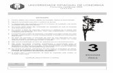 UNIVERSIDADE ESTADUAL DE LONDRINAdownload.uol.com.br/vestibular/provas/2003/uel_d3_bio_fis.pdf · permitidas perguntas ... Ao receber a folha de respostas, examine-a e ... O esquema
