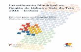 Região de Lisboa e Vale do Tejo 2016 Síntese · 5 O Decreto-Lei n.º 228/2012, de 25 de outubro, aprovou a orgânica das comissões de coordenação e desenvolvimento regional,