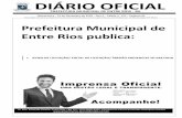 DIÁRIO OFICIAL · PREFEITURA MUNICIPAL DE ENTRE RIOS - BA ... do valor inicial atualizado da ... estatuto ou contrato social em vigor ...
