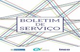 DE - Inea - Portal · Boletim de Serviço é uma publicação do ... numa residência unifamiliar, em um ... município de Santo Antônio de Pádua - RJ, com a finalidade de uso ...