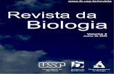 Revista da Biologia –  da Biologia, Volume 2... · Sumário _____ Volume 2 Junho de 2009 Ensaio: 1 A ciência ... REVISTA DA BIOLOGIA ... Hoje REVISTA DA BIOLOGIA ...