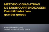 Prof. Dr. Carlos Alberto Lazarini Faculdade de Medicina de ...eventos.uepg.br/pedagogia_saude/downloads/Metodologias Ativas 13.07... · Faculdade de Medicina de Marília - Famema