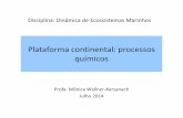 Plataforma continental: processos químicosnetto.ufpel.edu.br/...media=dem:plataf_continental_proc_quimicos.pdf · Que, processos de ressurgência de quebra de plataforma, através