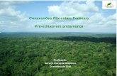 Concessões Florestais Federais Pré-editais em andamento · Indicativos da necessidade de descontos iniciais diferenciados entre as UMFs. Critérios Pontos por Critério Indicadores