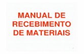 manual recebimento de materiais - Prefeitura de São Paulo · mercadorias 6. entÃo, receber É somente transferir a mercadoria do ve Ículo entregador para o local do armazenamento,