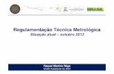 Regulamentação Técnica Metrológicadocumentos.rbmlq.gov.br/arquivos/exibir/Informativos+DIMEL/2013/... · Andamento do Plano de Ação de Regulamentação ... avaliar resultados