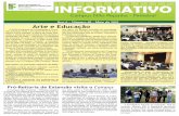 Arte e Educação - portal.ifrj.edu.br · Estudantes promovem Curso de Produção e Beneficiamento de Própolis Na foto, a oficina “Preparo de pomada de pró-polis”, ministrada